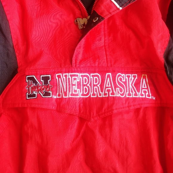 Vintage 90s STARTER NCAA Nebraska Huskers Pouch - Picture 6 of 6